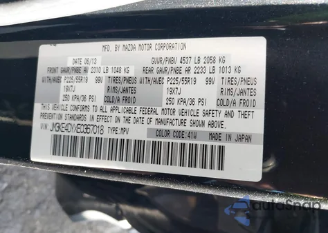 2014 Mazda Cx-5 Gt from USA, damaged, VIN JM3KE4DYXE0367018